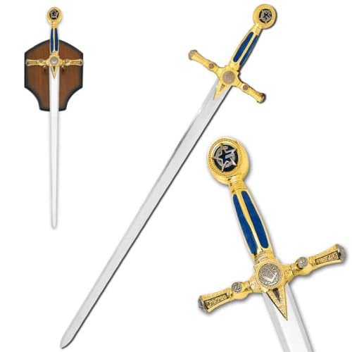 45" Masonic Ceremonial Sword Templar Knight Freemasonry