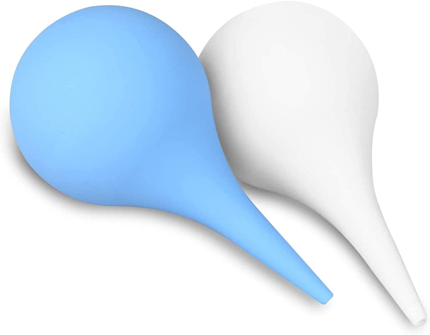 2 Pack Hand Bulb Ear Syringe - 2oz / 60ml Washing Squeeze Ball, Rubber Laboratory Tool