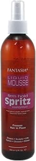 Fantasia Spritz Liquid Mousse 12oz Bonus Pump( Firm) (3 Pack)