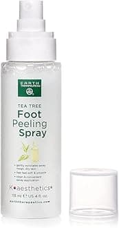 Tea Tree Foot Peeling Spray – Convenient Spray for Buffing Away Calluses – Soothing Botanicals with Australian Tea Tree Oil – Exfoliate Dry Rough Skin