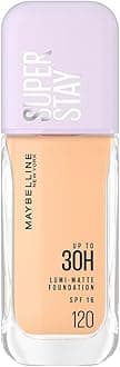 New York Super Stay Lumi Matte Liquid Foundation, 30 HR Long Lasting yet Lightweight, 120, 35ml