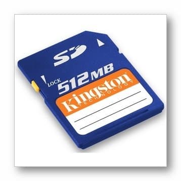 Kingston 512MB Secure Digital Card (SDSDB-512-A10-KT)