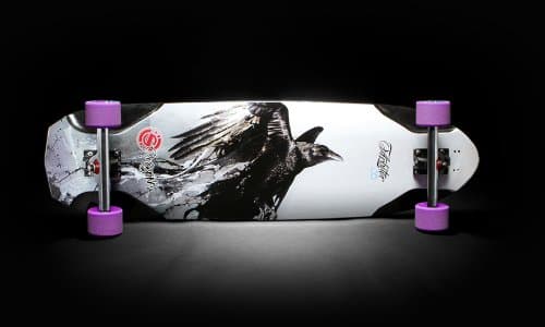 Original Arbiter 36 Downhill Complete Longboard Premium With Caliber II Trucks, Sector 9 Skiddles Wheels
