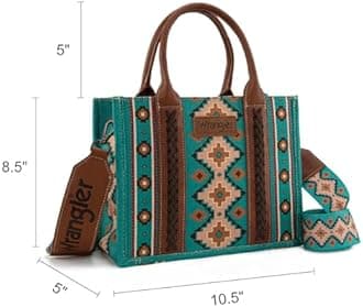 Montana West Wrangler Tote Bag for Women Western Shoulder Purses Boho Aztec Satchel Handbags