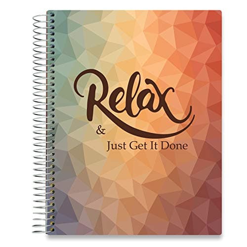 Tools4Wisdom 2019 Planner Weekly and Monthly - 8.5 x 11 Hardcover - 5 Planners in 1 : Daily Weekly Monthly Yearly Calendar (Large Dated Pages, 15 Tabs, 200 Planner Stickers, Oct 2018-Dec 2019)