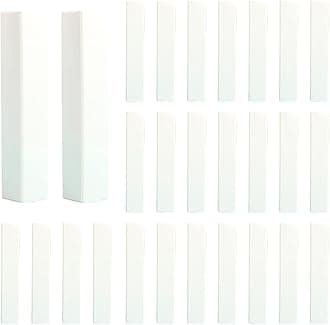 COSIDEA 50 PCS Empty White Lip Gloss Boxes W21 xW21 xH121mm / 0.83*0.83*4.76 inch, Cosmetic Perfume / Mascara Box Packaging for Small Business Wholesale, small Kraft Paper Box Luxury Holder Wrapping