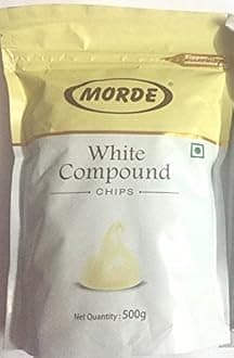 MORDE White Compound Chocolate Chips, 500g