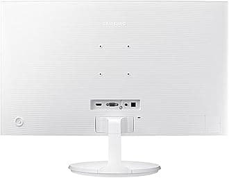 Samsung 27” Curved 1080p Full HD Ultra Slim Computer Monitor, AMD FreeSync, HDMI, VGA, 4ms, VESA Mountable, NLY HDMI Cable, White