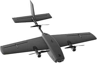 Remote Control Plane for Adults, T2 VTOL 2.4G EPP Vertical Takeoff and Landing Fixed-Wing RC Aircraft with FPV Camera Mount and Flight Controller, Gift for Him (PNP Version)