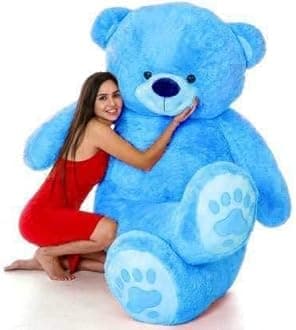 Teddy Bear for Girl for Kids, Cute Soft Giant for Girlfriends | Kids | Baby Children (3 Feet) (Blue) Valentine Day
