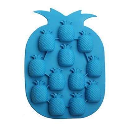 Lingdun Bar Party Drink Ice Tray Pineapple Shape Ice Cube Freeze Mold Ice Maker Mould （1pc）