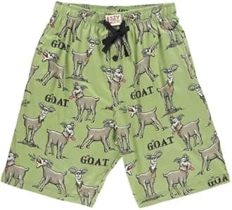 Lazy One Pajama Shorts for Men, Men's Separate Bottoms, Cotton Loungewear