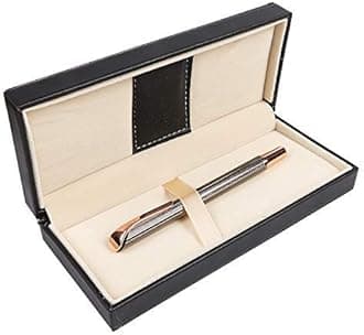 Penneed Rollerball Pen Gift Set for Men Women Executive Home Office Use, with Gift box Refillable 0.7mm Black Ink G5(Dark Gray)