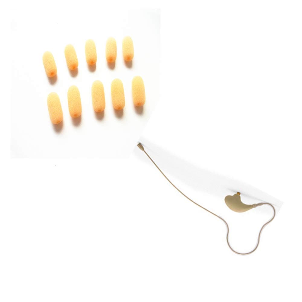 15 Pack Mini Lavalier (Tiny!) Foam Cover Windscreen for Countryman E6 and Other Headset Lapel Microphones (Tiny)