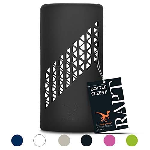 RAPT Silicone Sleeve Protective Boot and Cover Compatible with Hydro Flask Accessories for Water Bottles (18oz, 24oz, 32oz, 40oz)