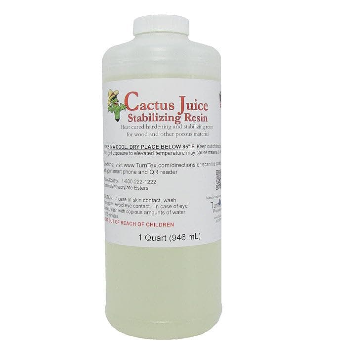 Cactus Juice Stabilizing Resin for Woodworking-1 Quart