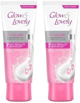 Glow & Lovely Face Cream Advanced Multi-Vitamin Vita Glow 100g (Pack of 2)