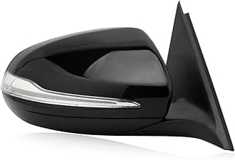 W205 Side Mirror for 2015-2021 Mercedes Benz C Class C180 C260 C300,Mercedes Passenger Side Door Mirror with Electrical Folding/Blind Spot/Heated/LED Turning Signal Light/Memory/Puddle Lights