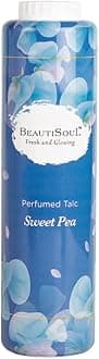BeautisoulSweet Pea Talcum Powder 300 gm | IFRA Certified Fragrance | Made in India | Body Talcum Powder for Summer