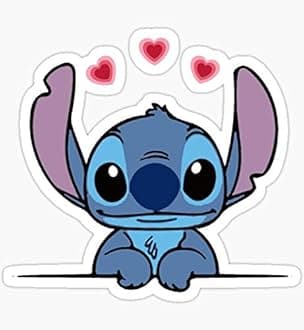 Stitch Graphic - Water Bottle, Laptop, Phone, Locker Sticker
