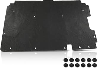 Hood Insulation Pad with Clips Compatible with Chevy S10 GMC Sanoma 1994-2004, Fit Chevy Blazer GMC Jimmy 1995-2005 Black