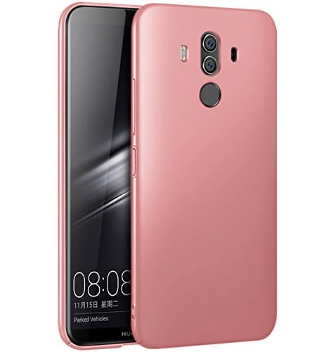 DolDer Huawei Mate 10 pro Case, Slim PC Hardcase Backcover for huawei Mate 10 pro, huawei Mate 10 pro Plastic Case Cover - rosegold