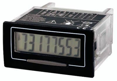 KAL-D06 10-240 VAC, 8-Digit Display, 9 MM Digit Height, Counter, KAL Series, Miniature