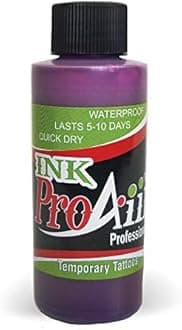 Body Paint - ProAiir Temporary Tattoo Ink - 4.2 oz (120ml) Purple