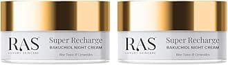 Ras Luxury Oils Super Recharge Night Cream with Bakuchiol (Natural Retinol) & Peptides| Anti-aging Formula | Hydrates & Strenghten Skin Barrier | Reduces Fine Lines & Wrinkles | Luxury Skincare