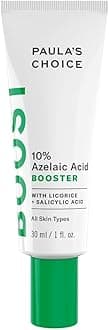 10% Azelaic Acid Booster - Face Serum Reduces Breakouts, Dark Spots & Blemishes - with Salisylic Acid/BHA - All Skin Types - 30 ml