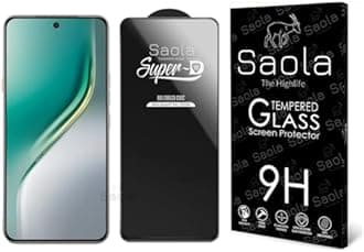 Saola® HD+ Oleophobic Tempered Glass For Tecno Camon 40 Premier (PACK OF 1) with Free Installation Kit. Full screen Coverage. Free Replacement If Received Damaged - 6.67 inch