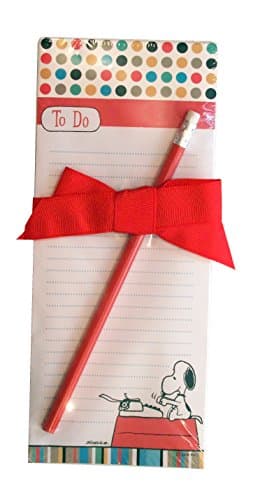 Hallmark Peanuts Magnetic Memo Pad with Pencil