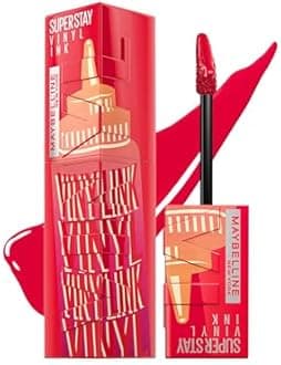 Maybelline New York Superstay Vinyl Ink - Longwear Shine Lip Color, Pomodoro, 4.2ml