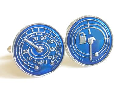 Fun Speedometer and Fuel Gauge Cufflinks Gift Boxed