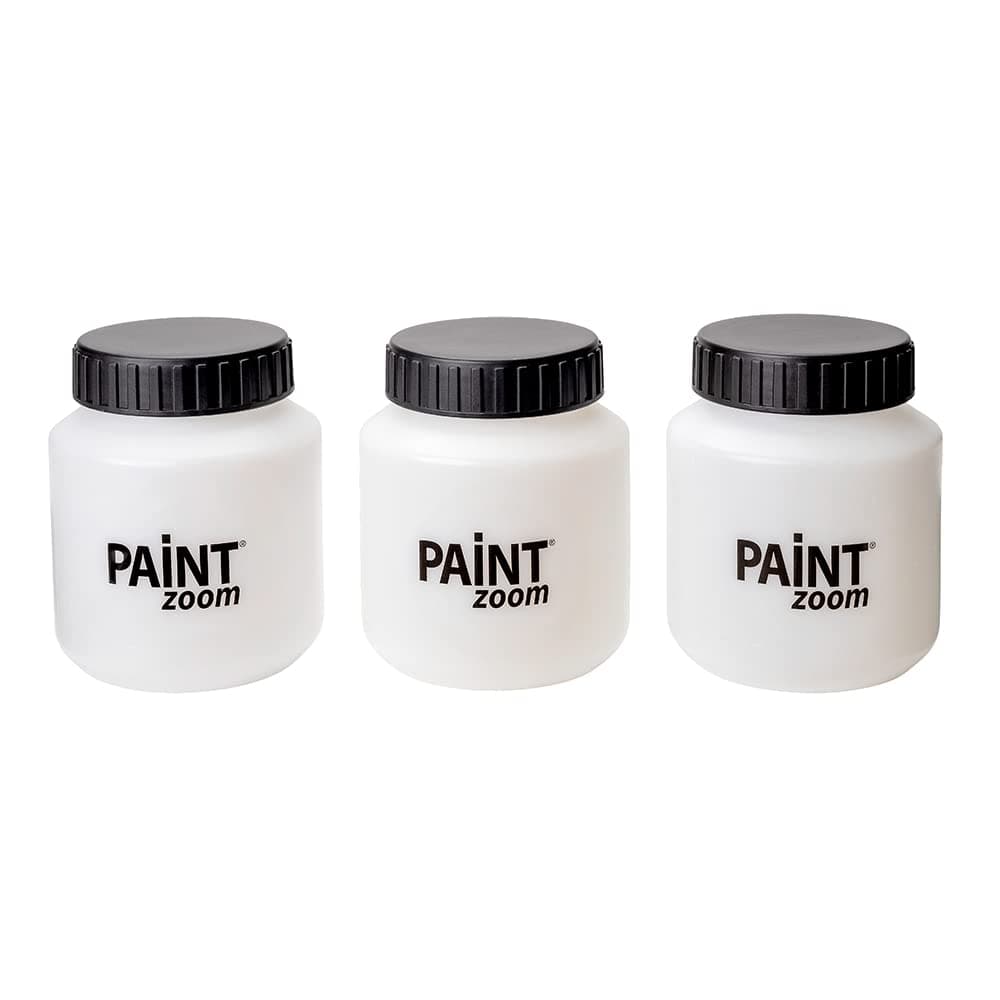 Paint Zoom Set of 3 Additional Durable Plastic Paint Containers made ONLY to fit Used to Store Extra Paint Colors