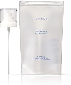 LANEIGE Cream Skin Toner & Moisturizer: Lightweight Refillable Korean Milky Toner with Ceramide & Peptide for Hydration, Firming, & Barrier Support
