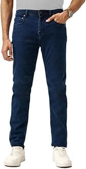 The Pant Project Men's Slim Fit Stretchable Jeans Denim Cotton Pants Stylish Ankle Length Jean