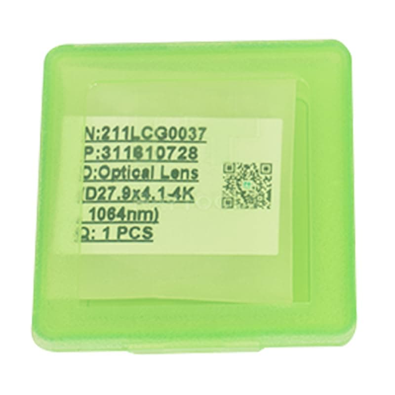 Raytools Original Protective Windows 37x7mm Laser Optical Protection Lens 27.9 * 4.1 0-6KW Fiber Laser Cutting Head Spare Parts (10 PCS, 27.9x4.1)