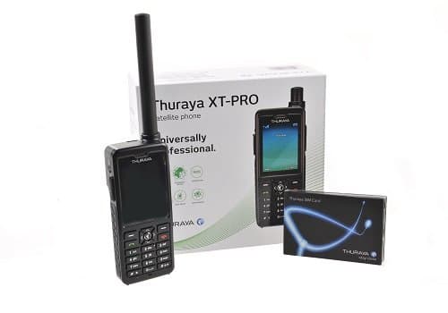 Thuraya XT Pro Satellite Phone & NOVA SIM with 20 units of airtime