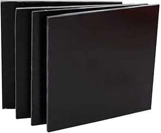 1pcs 0.2~4mm Thick Black Glassfibre Template Board Sheet G10 Epoxy Glass Fiber FR4 Fibreglass Plate 3D For Antistatic (Size : 150MM x 100MM, Color : 0.5mm)