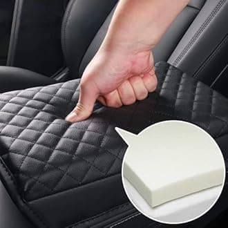 AOMSAZTO Heightening Armrest Pad for 2016-2023 Nissan Maxima Black