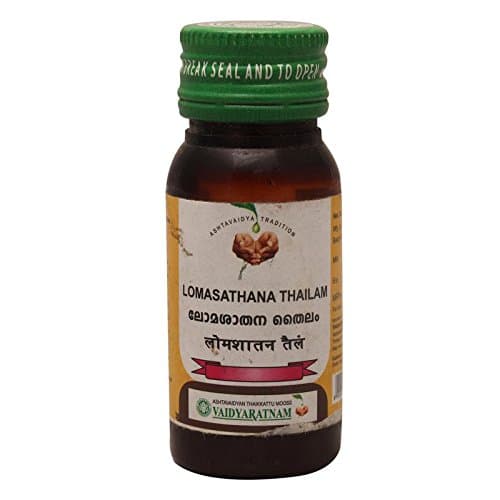 Vaidyaratnam Lomasathana Thailam pack of 2 (2 25ml)