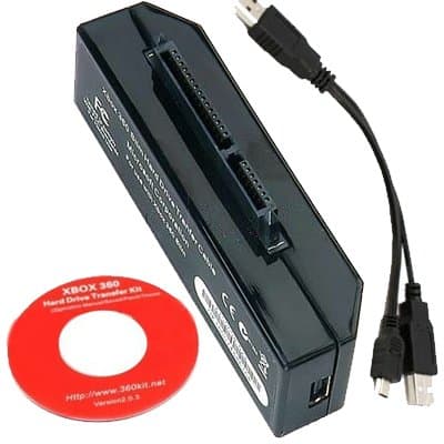 UTR Xbox 360 Transfer Cable Slim USB Kit for Hard Drive on PC Windows [Slim Model Only]