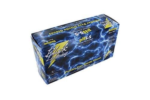 Black Lightning Nitrile Gloves - Medium - Case of 10 Boxes