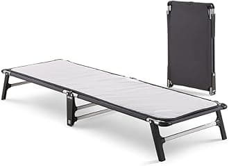 LE59 Lite Folding Bed with e-Fibre Insulator Pad, Single