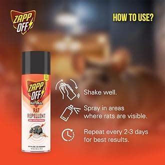 Car 2X Advance Rat Repellent Spray | Non-Toxic, Anti-Rat Spray | Rodent Repellent for Home, Garage, Warehouse | 200ML (Asia's First Repellent Spray)