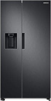 Samsung Series 7 American Style Fridge Freezer, Features SpaceMax™ and Smart Conversion™ Technology, Ice Dispenser, Black, Model: RS67A8811B1