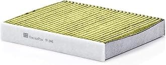 MANN-FILTER FP 2450 Cabin Air Filter - FreciousPlus Biofunctional Pollen Filter - for Cars + Transporters