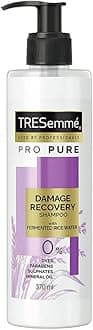 TRESemme Pro Pure Damage Recovery Shampoo|| with Fermented Rice Water|| Sulphate Free & Paraben Free|| for Damaged Hair|| 370 ml