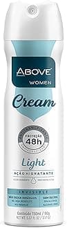 Cream Light - 48 Hours Antiperspirant Deodorant for Women - Notes of Passion Fruit - Dry Spray Protects Against Sweat and Body Odor - Delivers Moisturizing Sensations - Alcohol Free - 3.17 oz